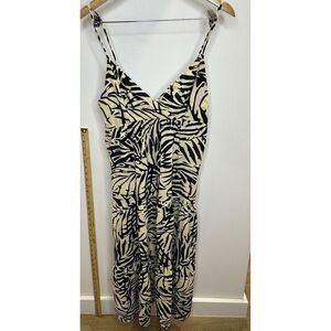 Patrons of peace midi‎ sundress size S Beige And Black Color